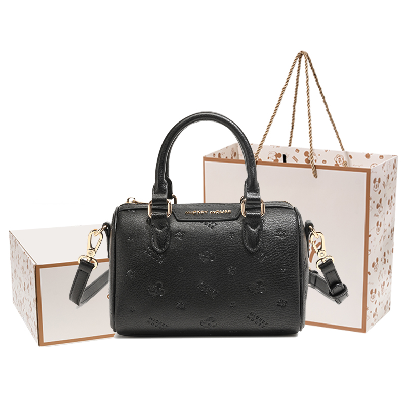 

Disney Бостонская сумка через плечо женская розовая белая серебристая черная, Twilight Night Black[Mickey Mouse Exclusive Shopping Bag]