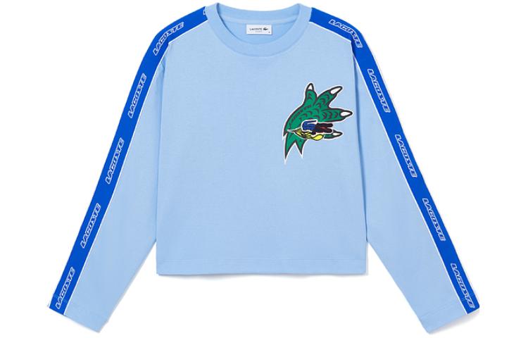 

LACOSTE Футболка Holiday Series женская светло-голубая, Синий, LACOSTE Футболка Holiday Series женская светло-голубая