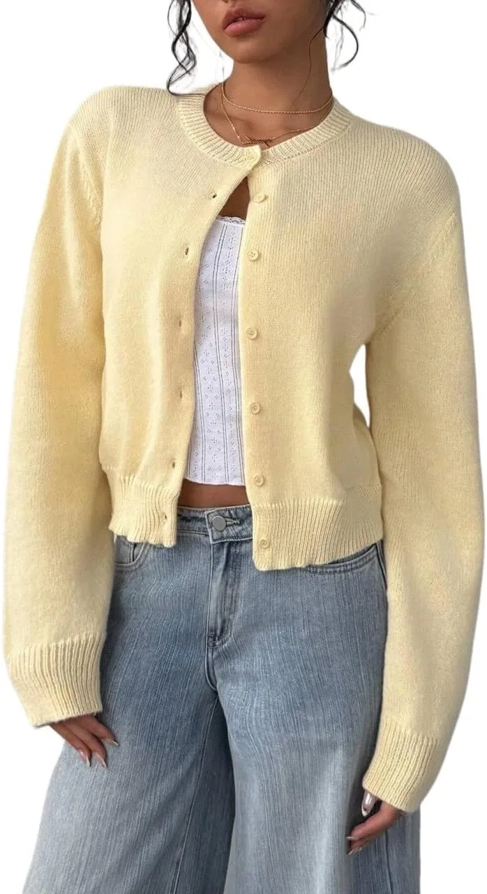 Женская пляжная накидка с круглым вырезом и длинным рукавом, Mustard Yellow