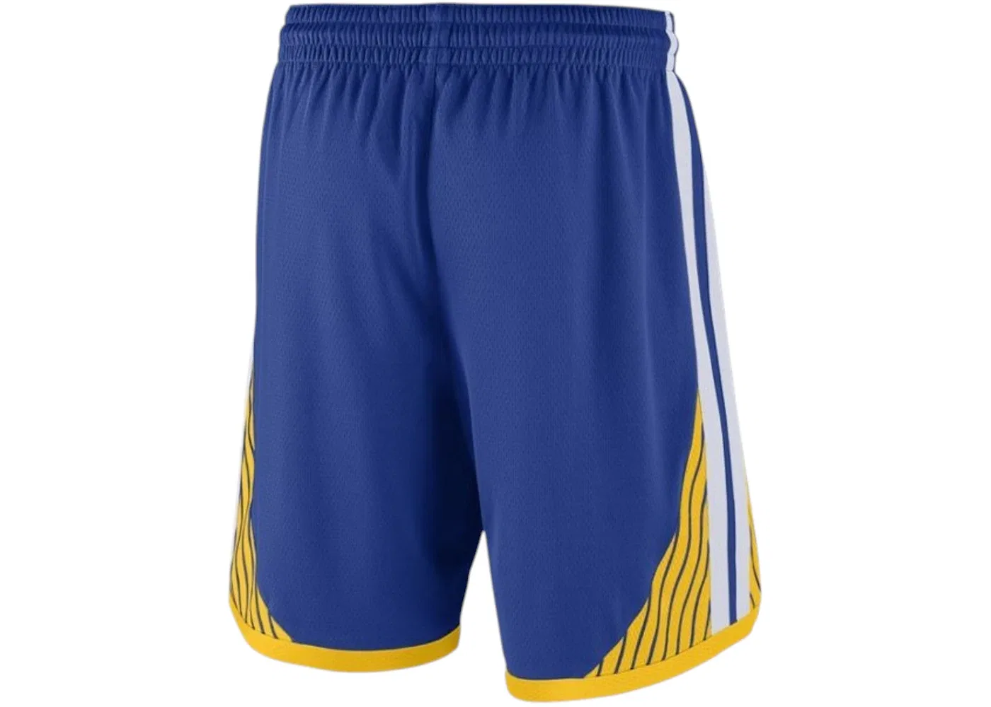 Мужские шорты с принтом Nike NBA Golden State Warriors Team Limited Swingman Nike, Blue/Yellow — фото 2