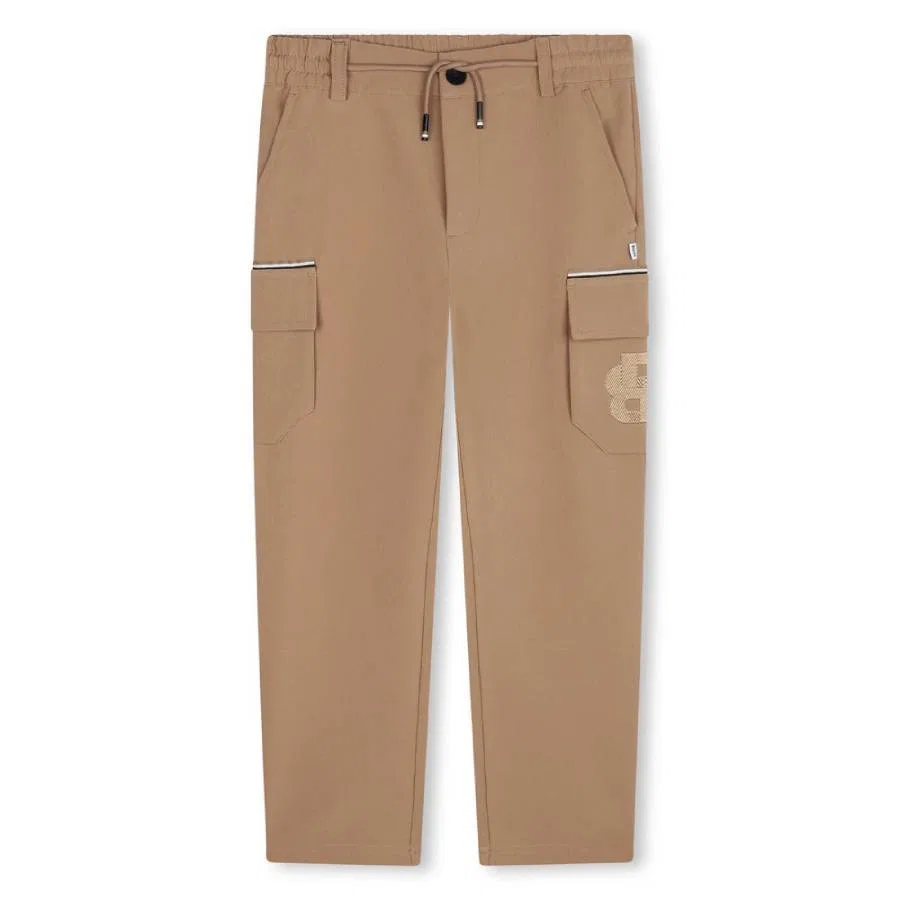 Штаны карго на завязках Kids Drawstring Cargo Pants Hugo Boss, Cookie
