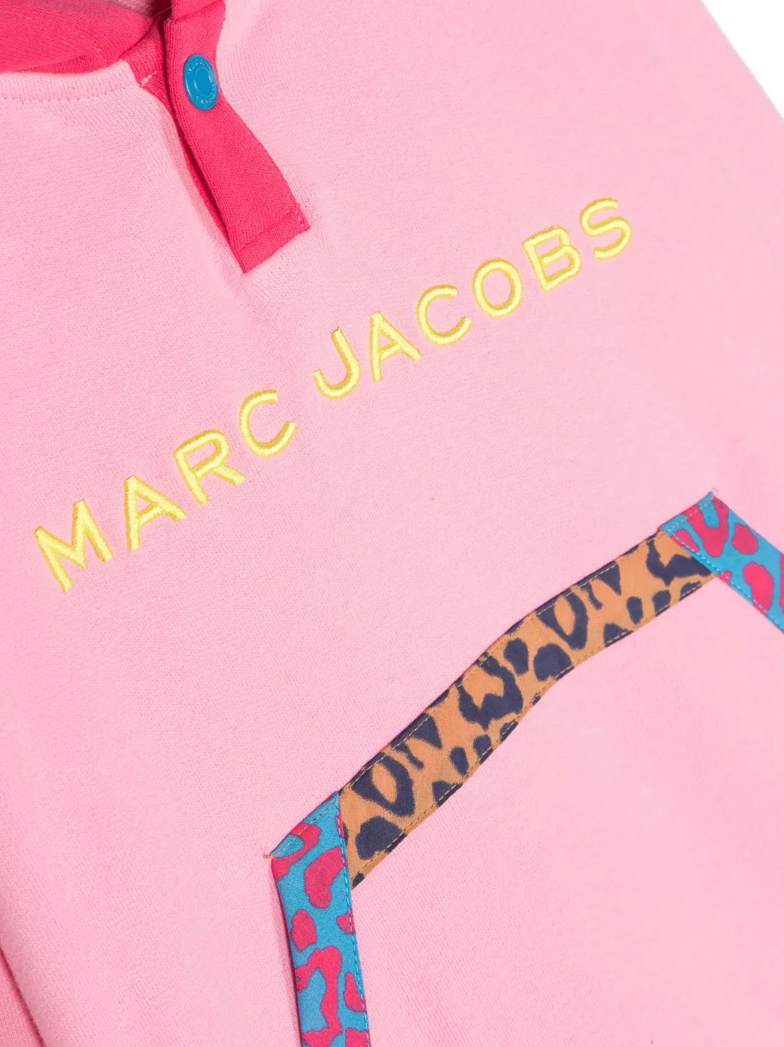 Marc Jacobs Платье-худи хлопковое розовое — фото 2