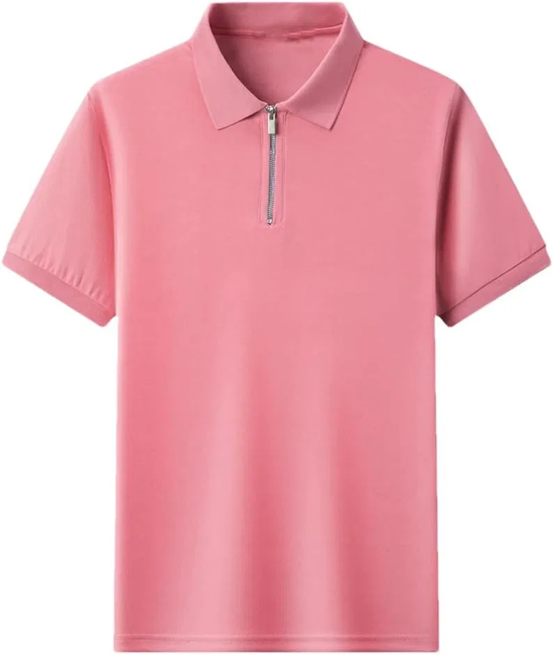 Мужская повседневная короткорукавная поло Casual, Solid Color, Pnnrk