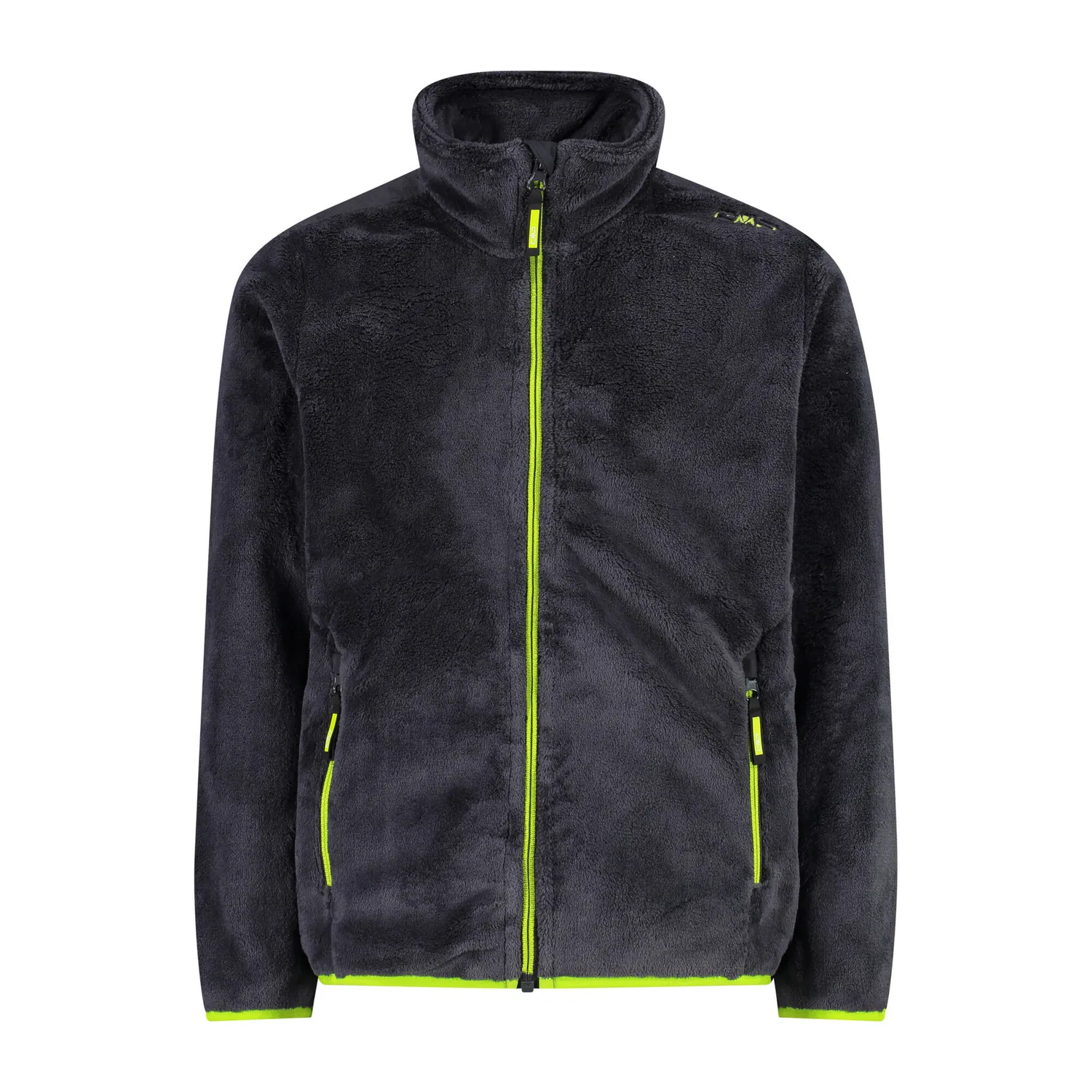 Детская флисовая куртка для мальчиков Boy Jacket Cmp, Grau Grun Schwarz