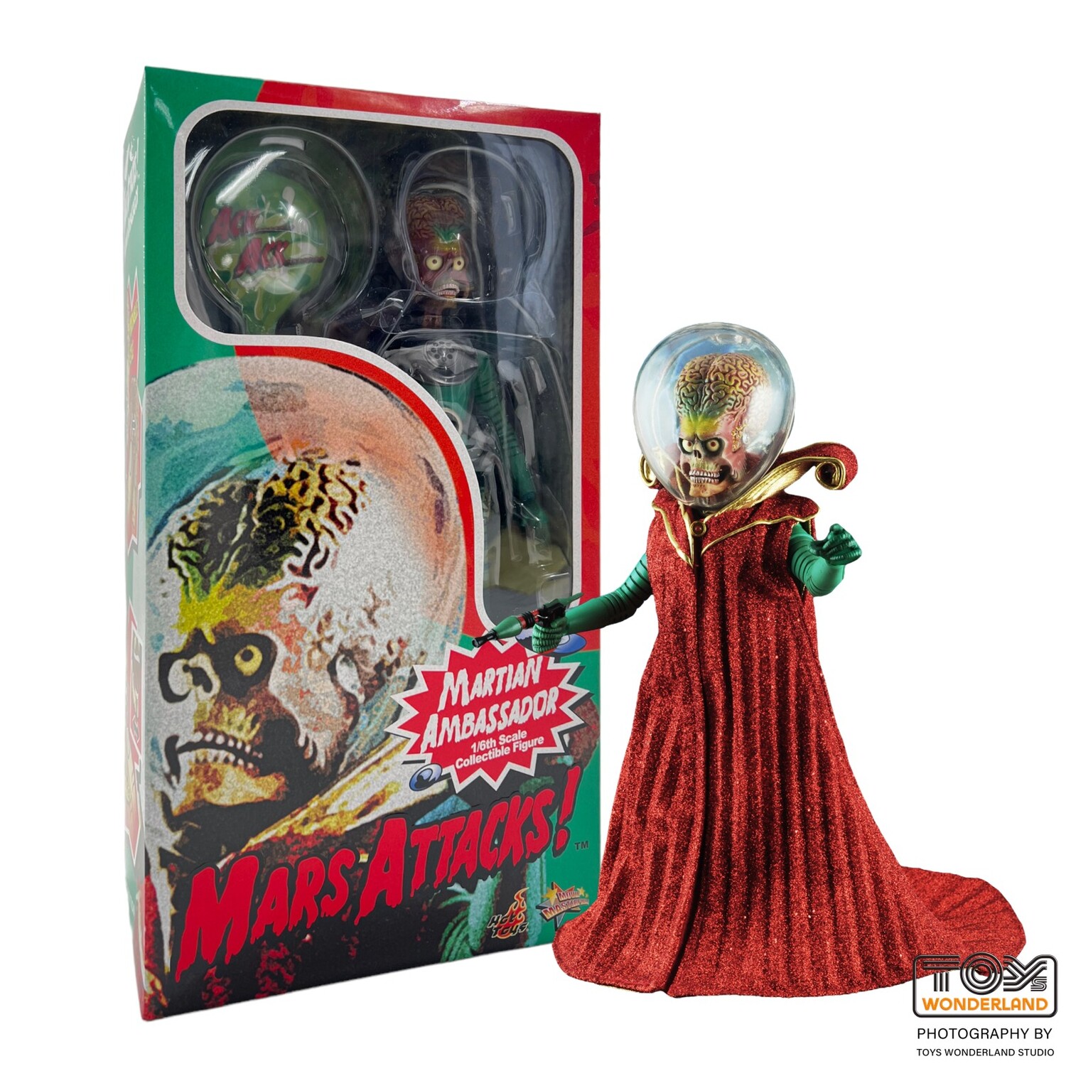 

Фигурка Hot Toys Mars Attack!, Martian MMS108, 25 см