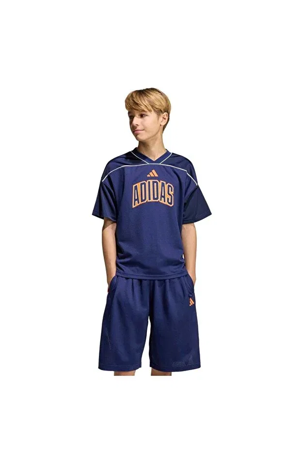 Женская футболка с коротким рукавом Adidas, Navy Blue