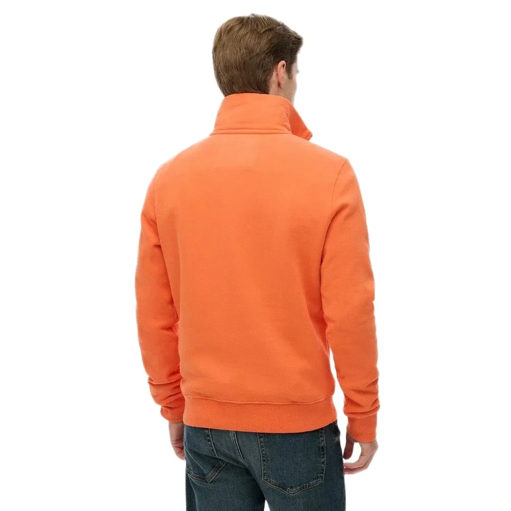 Свитер с полузастежкой-молнией Neon Superdry, оранжевый — фото 2