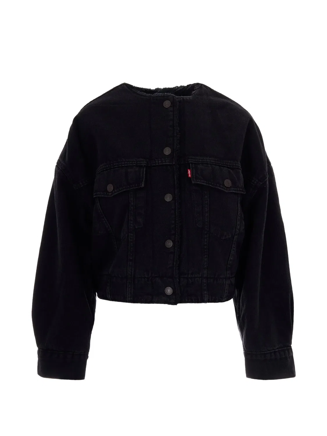 Джинсовая куртка с флисовой отделкой Levi's, черный