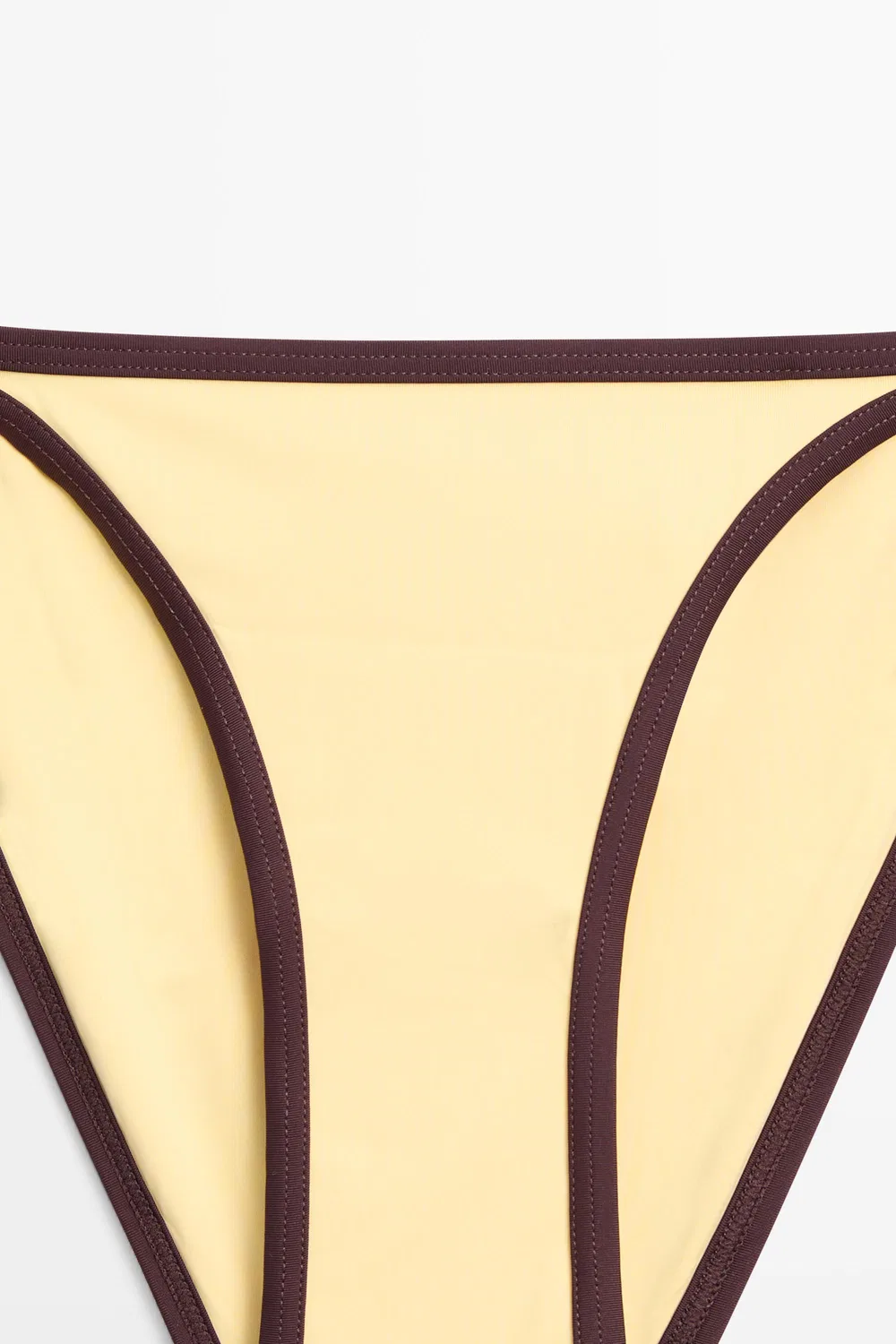 Плавки Massimo Dutti, контрастные, Vanilla — фото 3