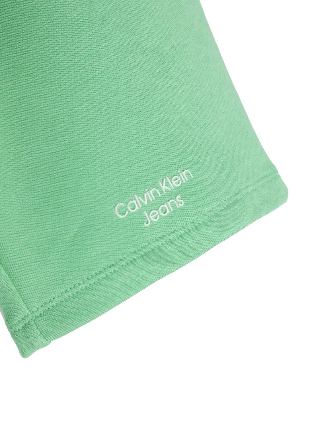 Шорты с логотипом и резинкой на поясе Calvin Klein, зеленый — фото 2
