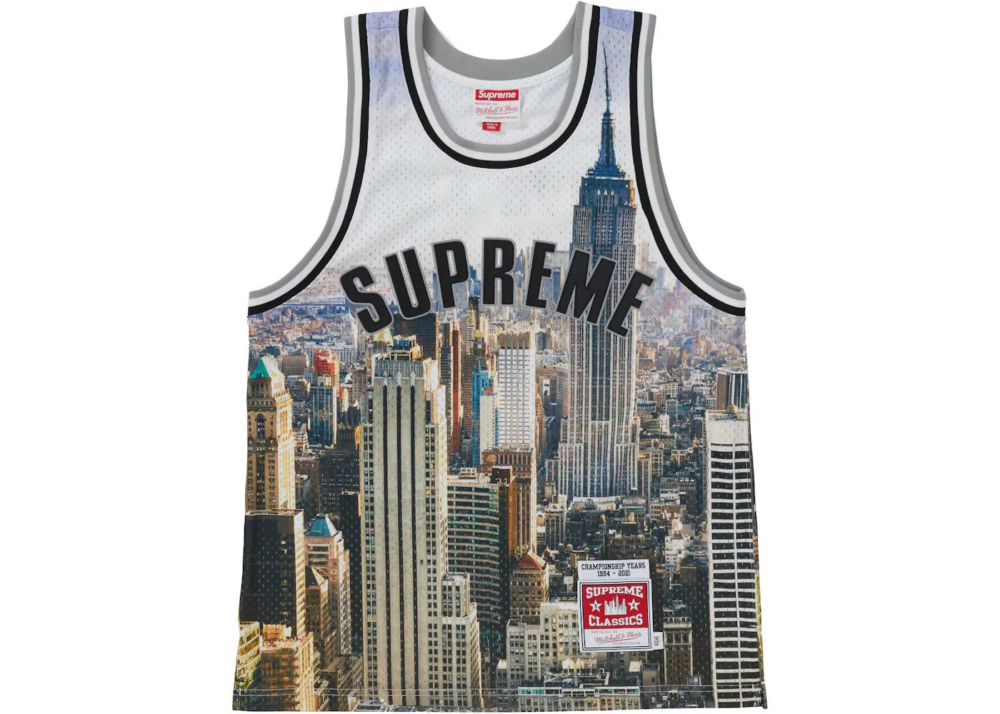Мужская баскетбольная джерси с принтом Jersey Supreme, Skyline