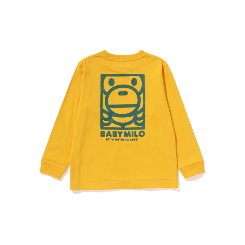 Детская футболка с принтом A BATHING APE, Yellow YEX — фото 3