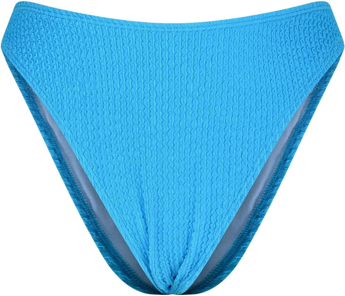 Женские бикини-шорты с высокой талией Light Blue — фото 3