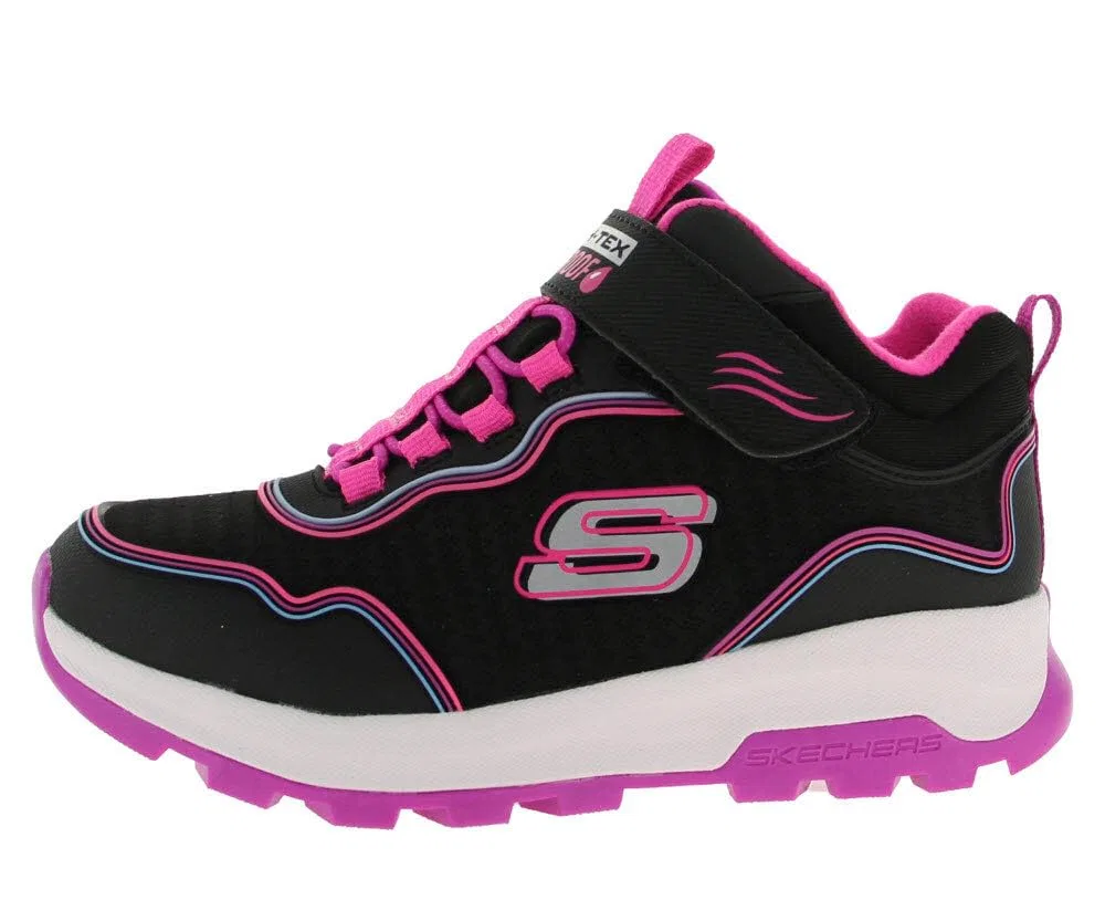 Детские ботинки для девочек водостойкие Storm Blazer Skechers, Black Multi — фото 2