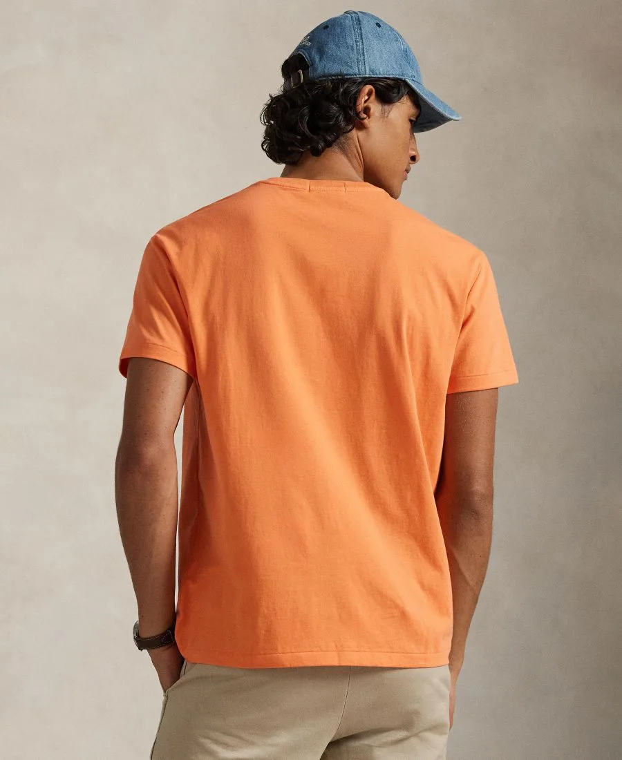 Мужская футболка с графическим логотипом Polo Ralph Lauren, Spring Melon — фото 4