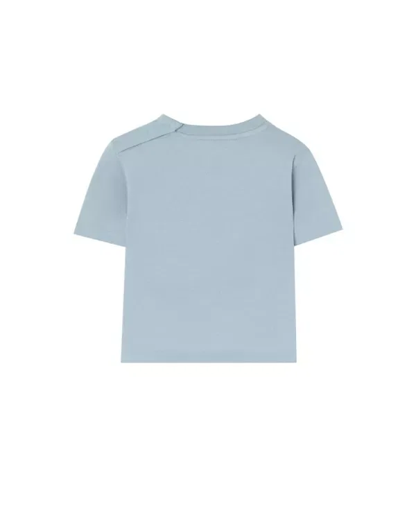 Детское футболка с принтом Knight Stamp Burberry, Misty Blue — фото 3