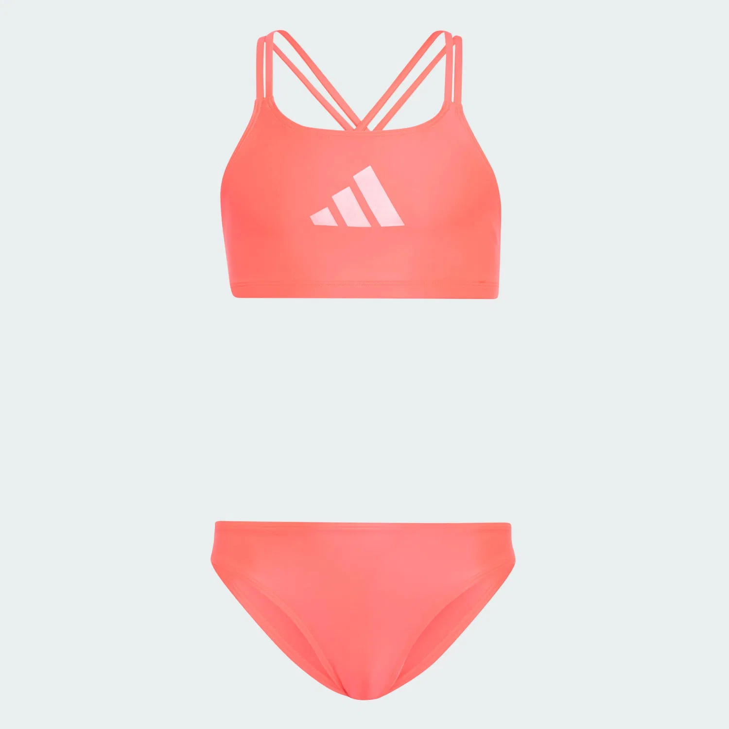 Детский купальник с принтом Glam X-Back Adidas, Orange