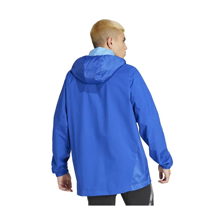 Мужская спортивная куртка с капюшоном и длинным рукавом adidas TIRO24 C Awjkt, 2XL, Синий — фото 2