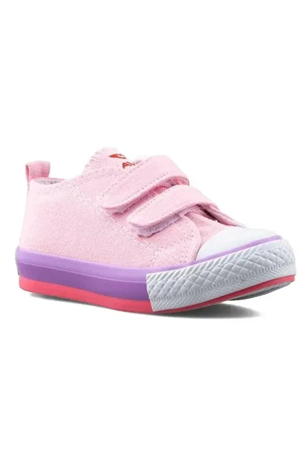 Детские повседневные туфли для мальчиков с коротким каблуком Pabuç Ailesi, Pink