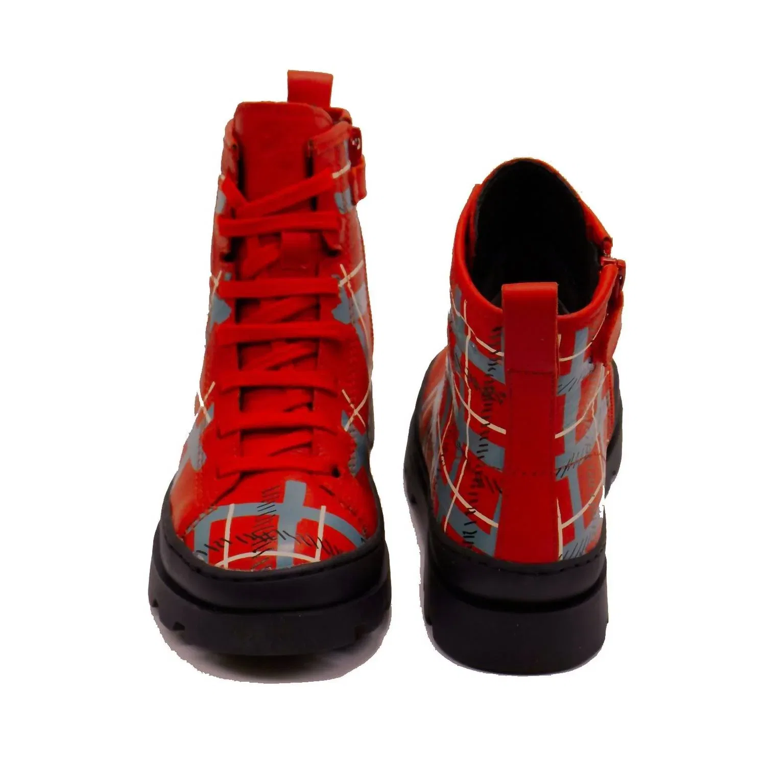 Детские кожаные ботинки Brutus Leather Boot Camper, красный — фото 4
