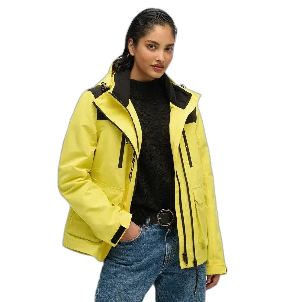 Женская ветровка с принтом Colour Block Ultimate Windbreaker Superdry, Gelb Schwarz