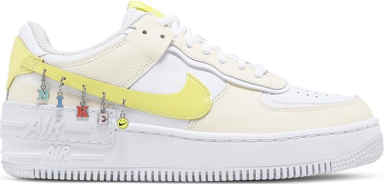 

Кроссовки Nike Wmns Air Force 1 Shadow SE 'Pale Ivory Light Zitron', кремовый, Бежевый, Кроссовки Nike Wmns Air Force 1 Shadow SE 'Pale Ivory Light Zitron', кремовый