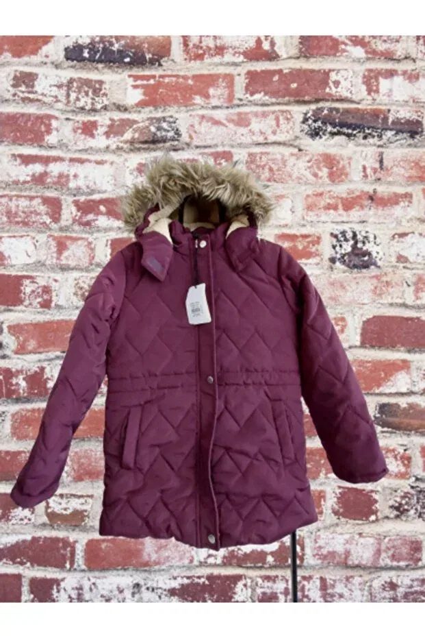 Детское пальто с капюшоном пуховое Cool Pink, Murdum