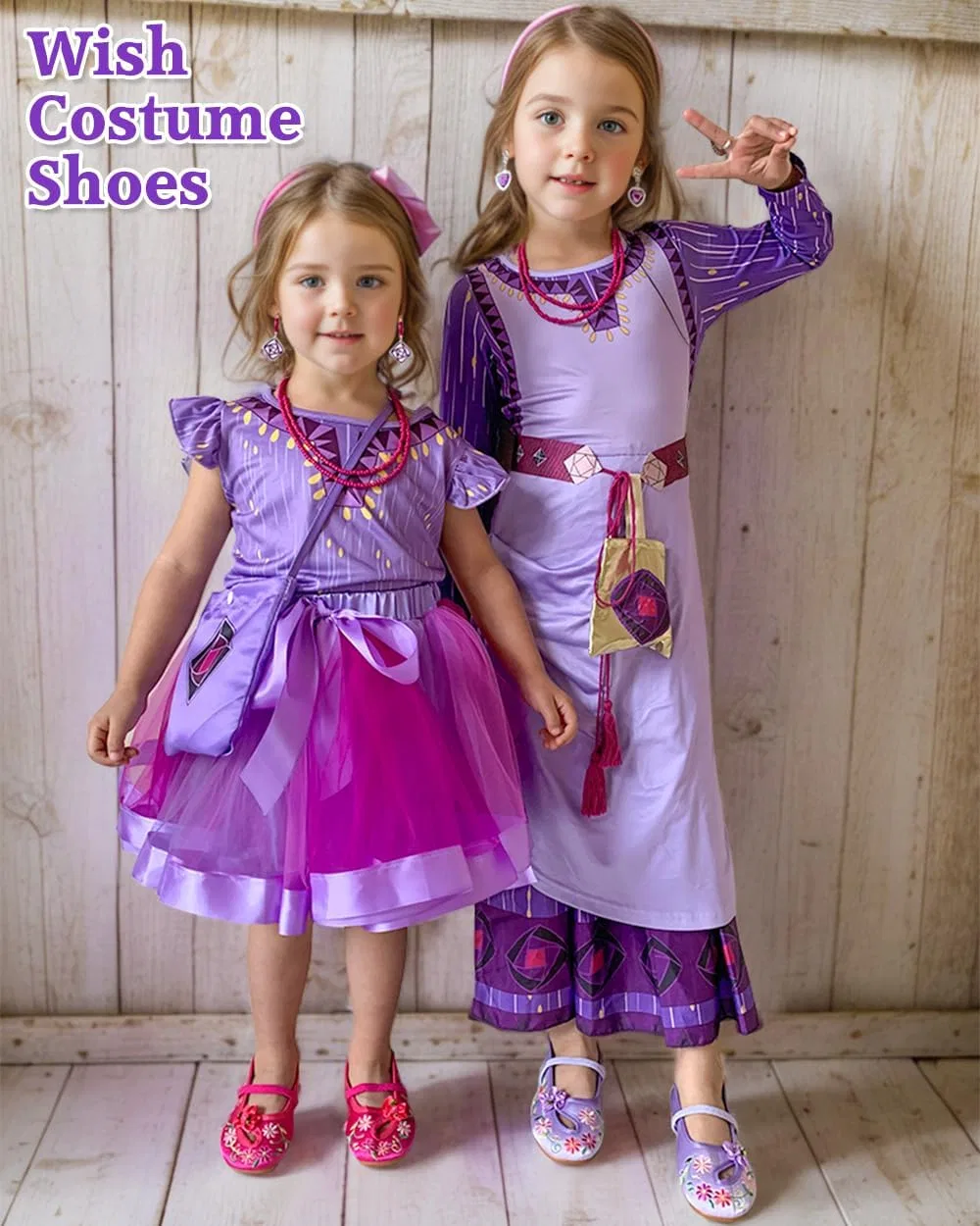 Детские балетки для девочек с вышивкой Mirabel Isabela CCJRLM, Purple — фото 3