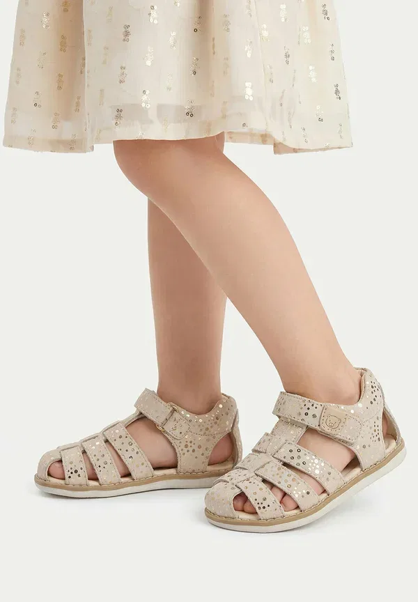 Сандалии кожаные Sandals girls gold Lasocki Kids бежевый