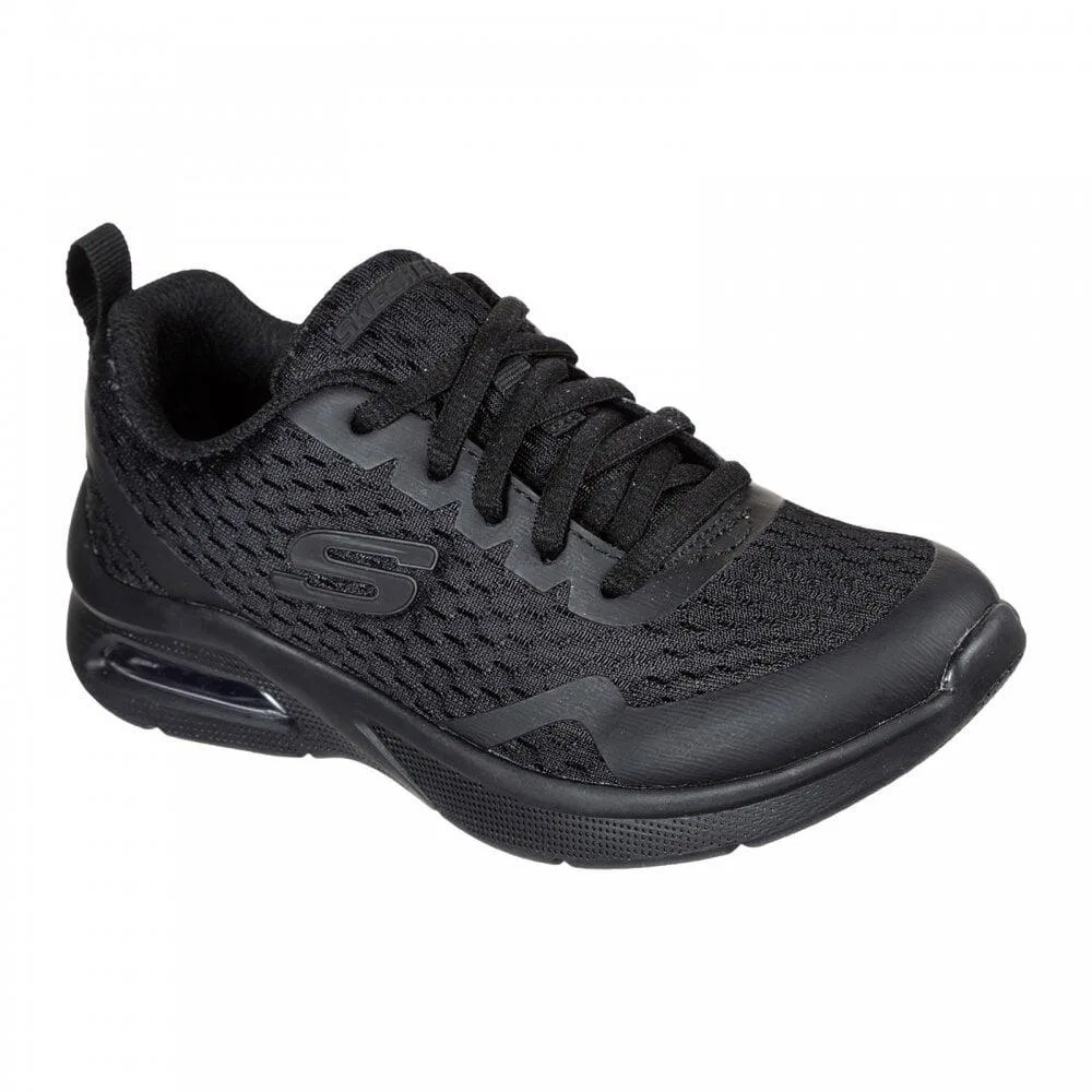 Детские кроссовки с воздушной амортизацией Microspec Max Skechers, Schwarz — фото 3