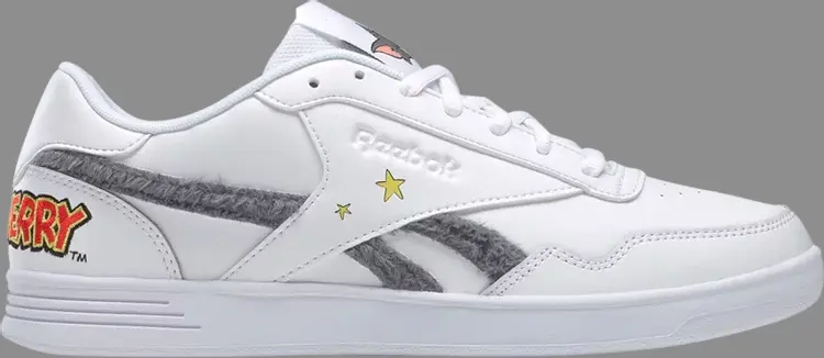 

Кроссовки tom & jerry x royal techque t 'white grey' Reebok, белый