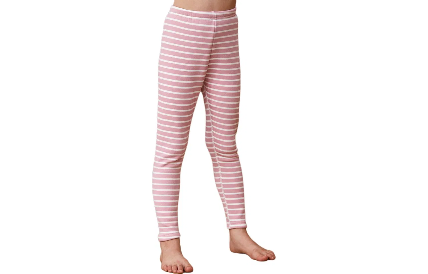 Детские пижамные штаны на флисовой подкладке Red bean, Pink Purple