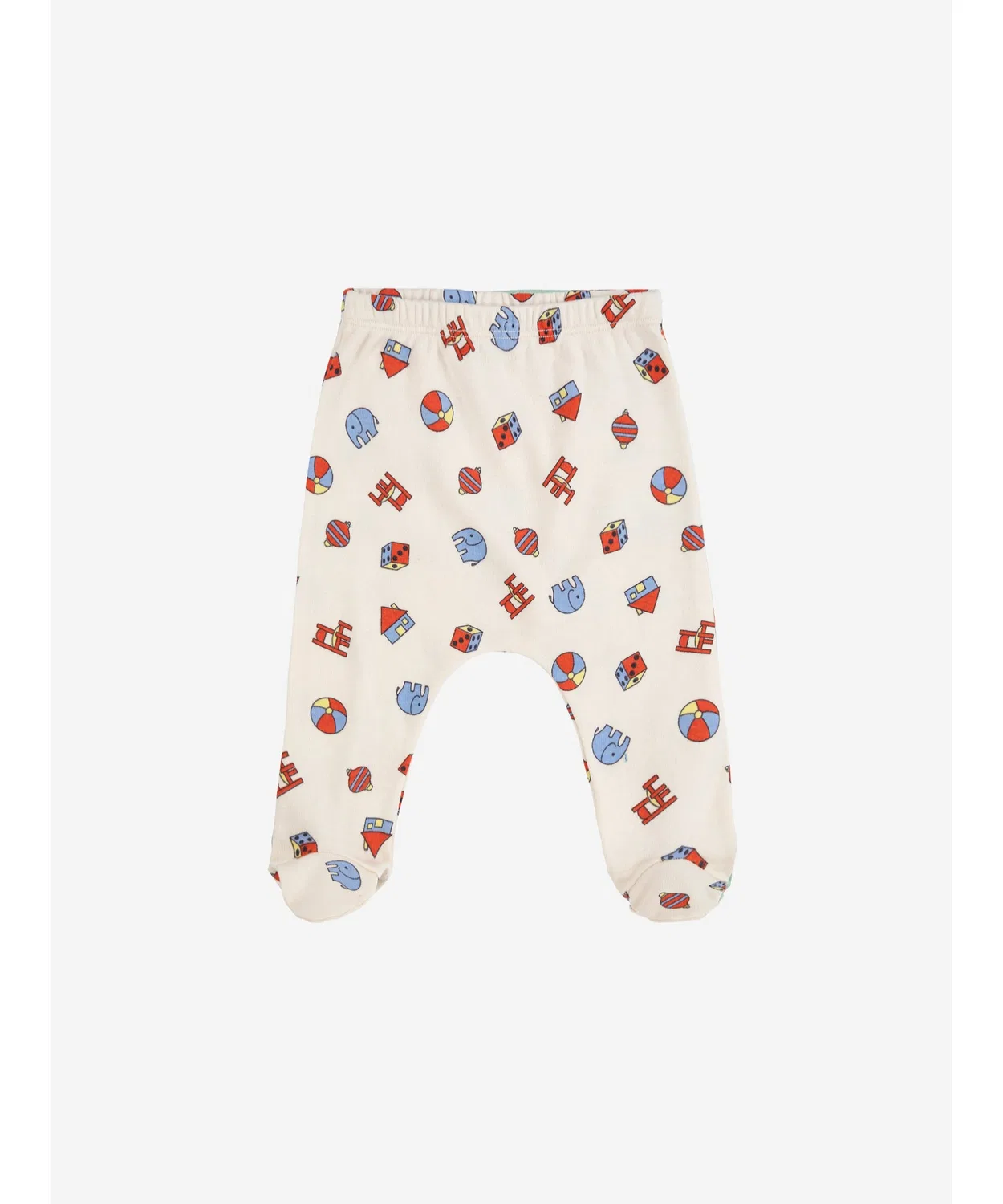 Детские леггинсы с принтом Toys футерованные BOBO CHOSES, Off White