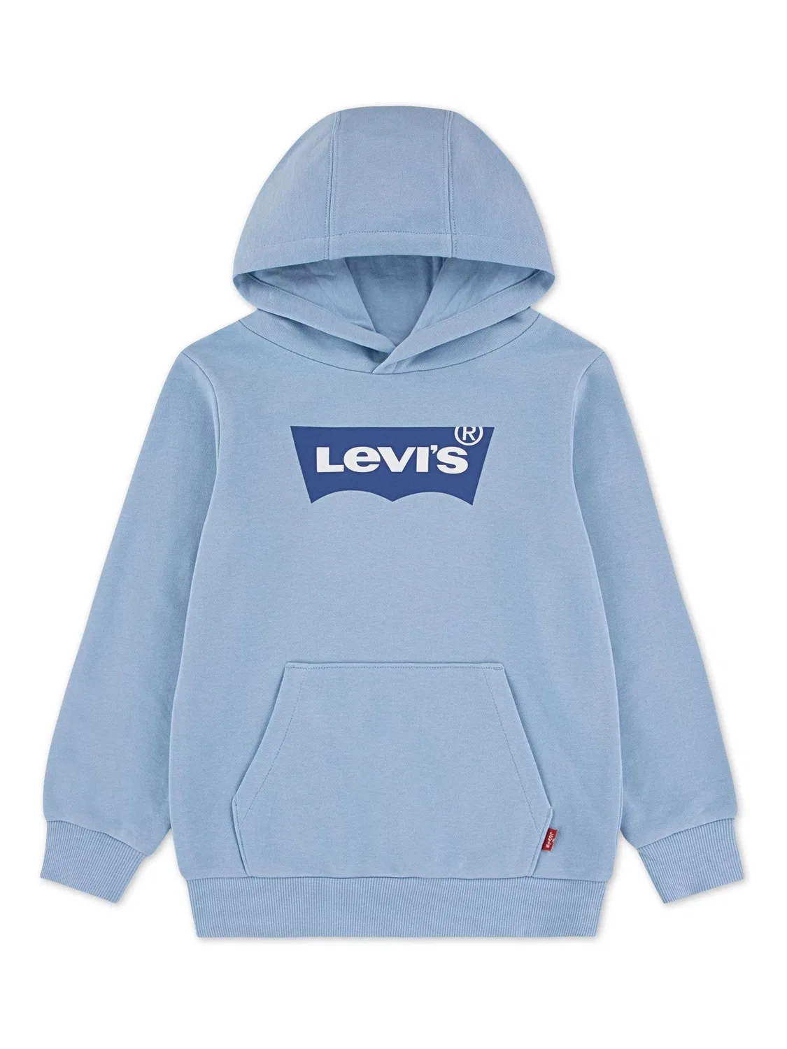 Худи Levi's Blue Batwing Pullover Hoodie, синий — фото 4