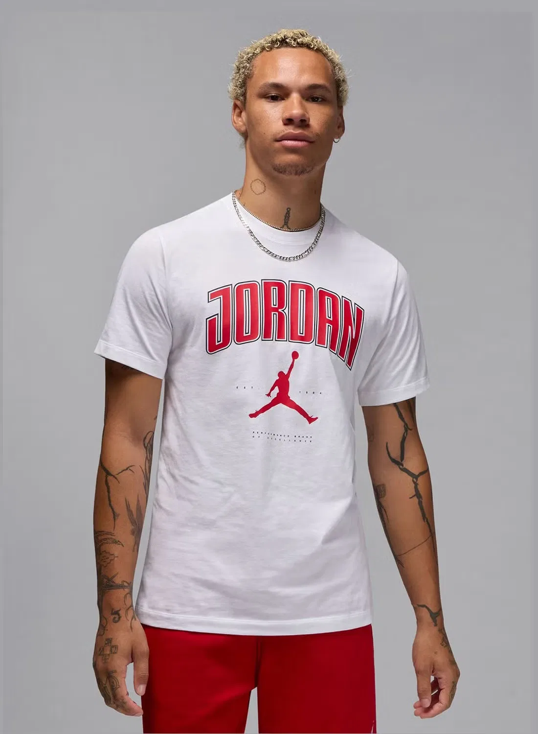 Футболка с принтом City 88 Jordan, белый
