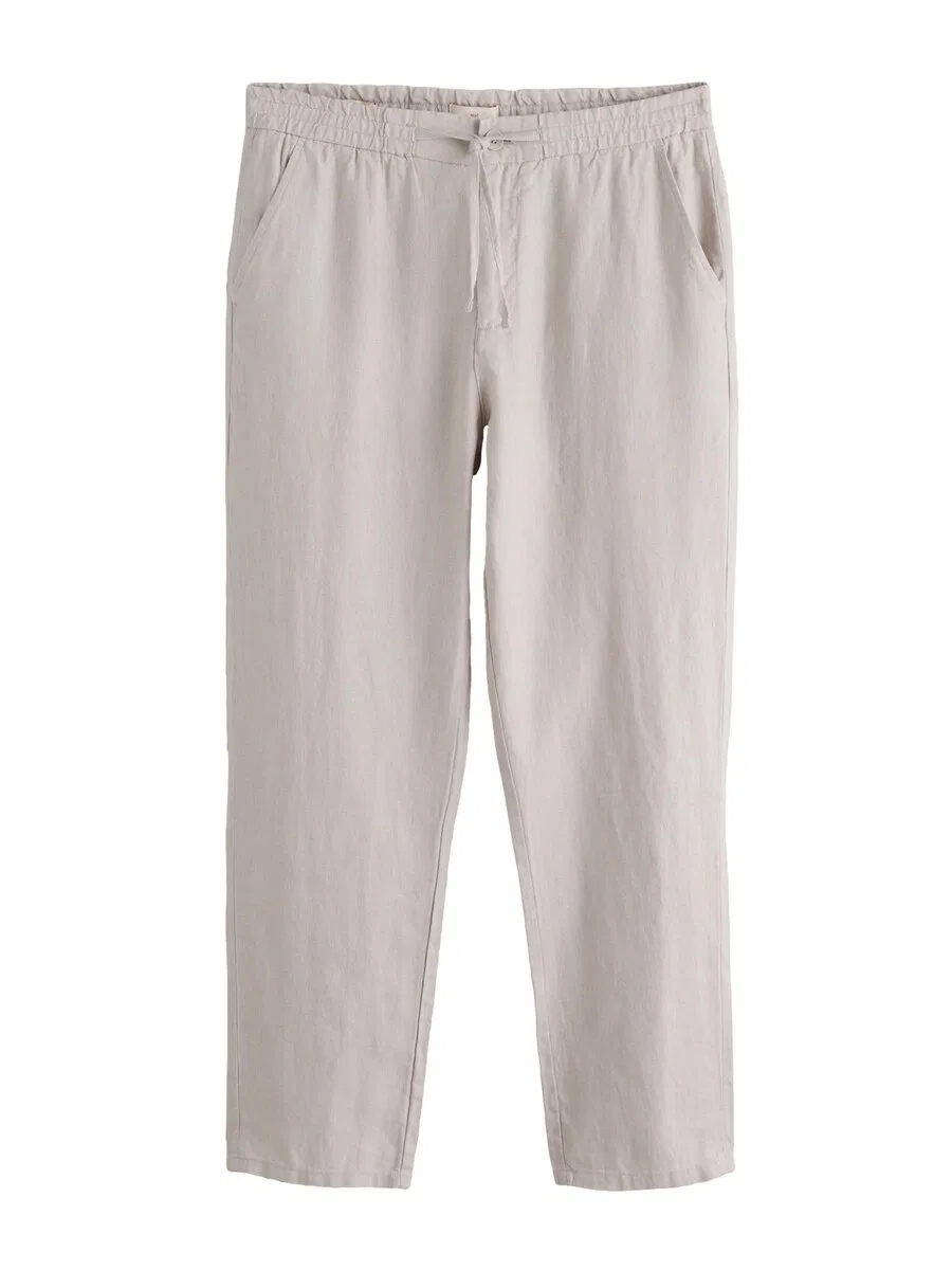 Брюки Next Regular Pants 'Signature' в каменном цвете