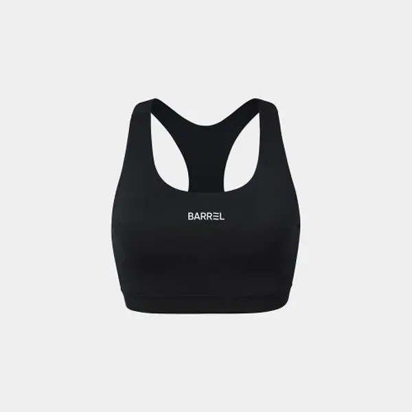 Топ-бра для девочек Essential, Barrel, черный