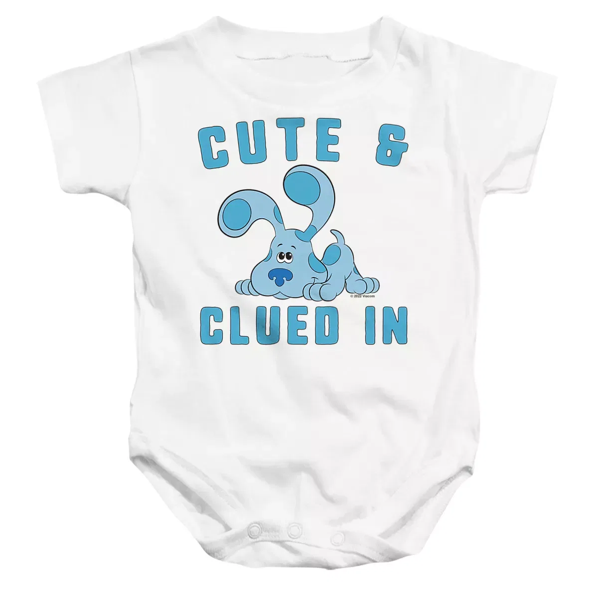 Детское боди с коротким рукавом Baby Blues Clues & You Baby's Best Friend Blue Blue's Clues & You!, White