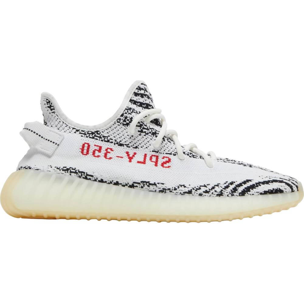 Кроссовки Yeezy Boost 350 V2 Zebra, белый - фото