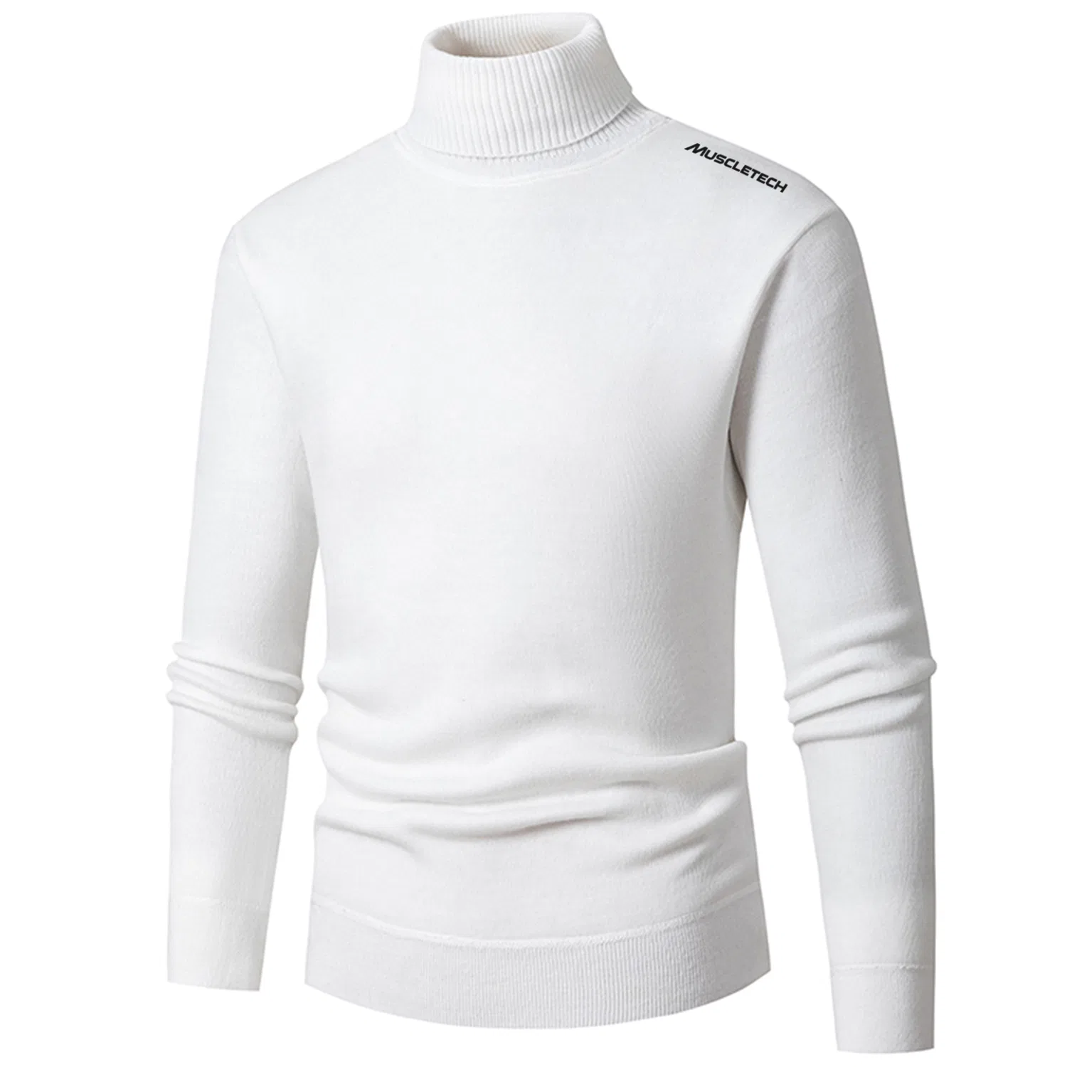 Детский свитер с высоким воротником утепленный на флисе Unisex Turtleneck MUSCLETECH — фото 3