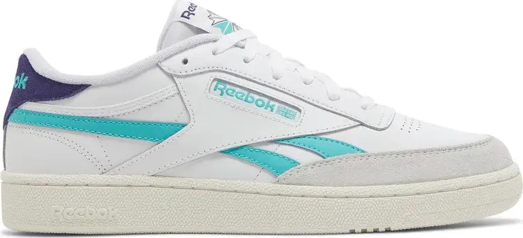 

Кроссовки club c revenge 'white classic teal' Reebok, белый