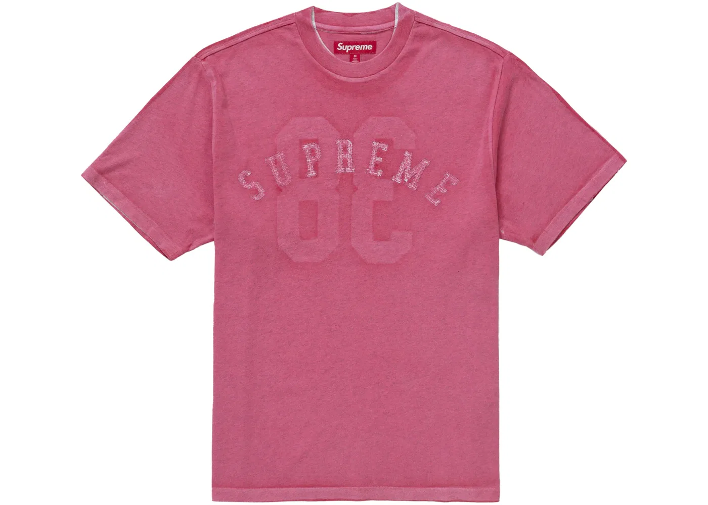 Мужская футболка с принтом Supreme Overprint Top, Pink