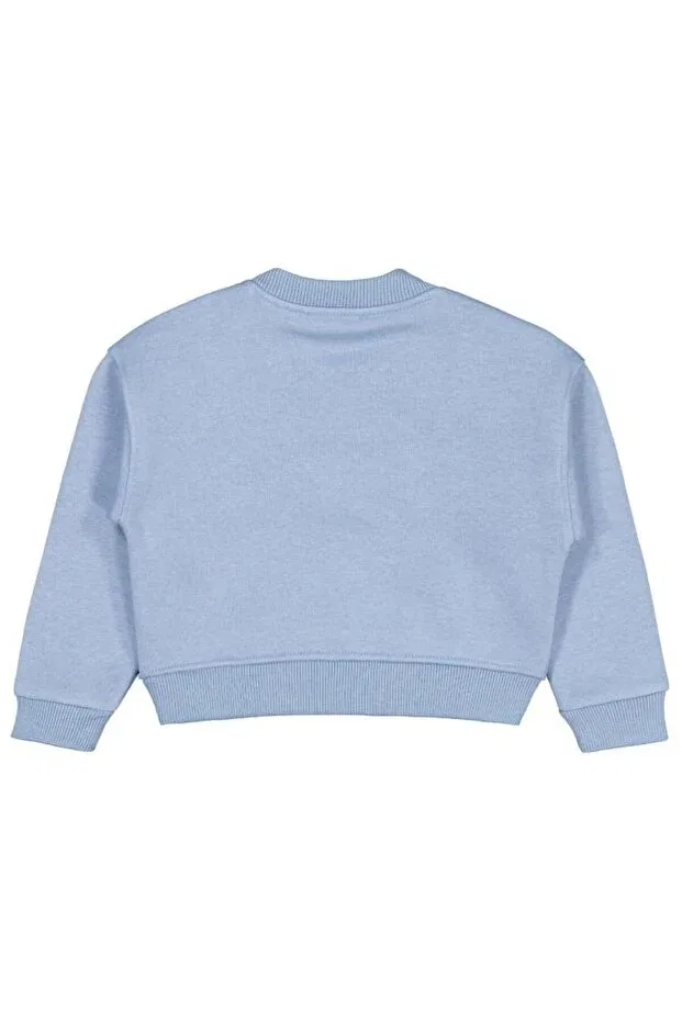 Детские свитшот для девочек с длинным рукавом Civil Girls, Blue — фото 2