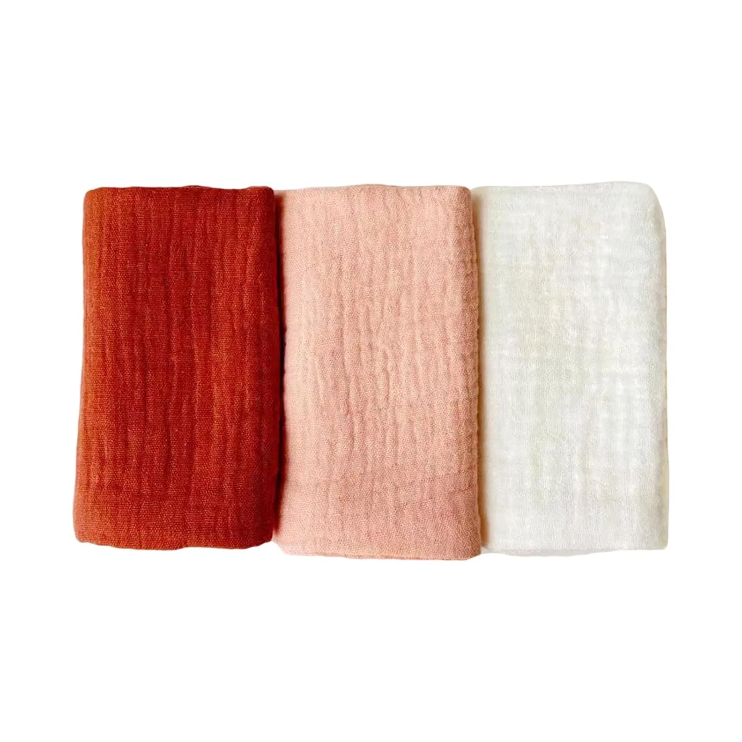 Детские вафельные полотенца 3шт, FOLODA, 25x25 см, Set 9
