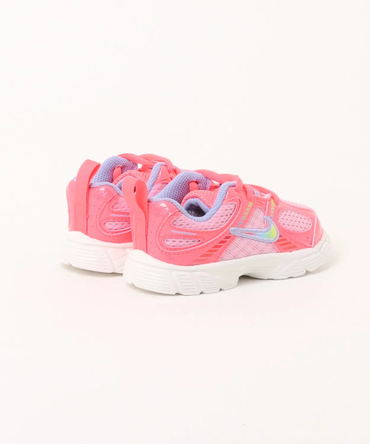 Детские кроссовки с принтом V5 RNR Lace BT NIKE, Hot Punch/Multicolor/Pink Rise — фото 2