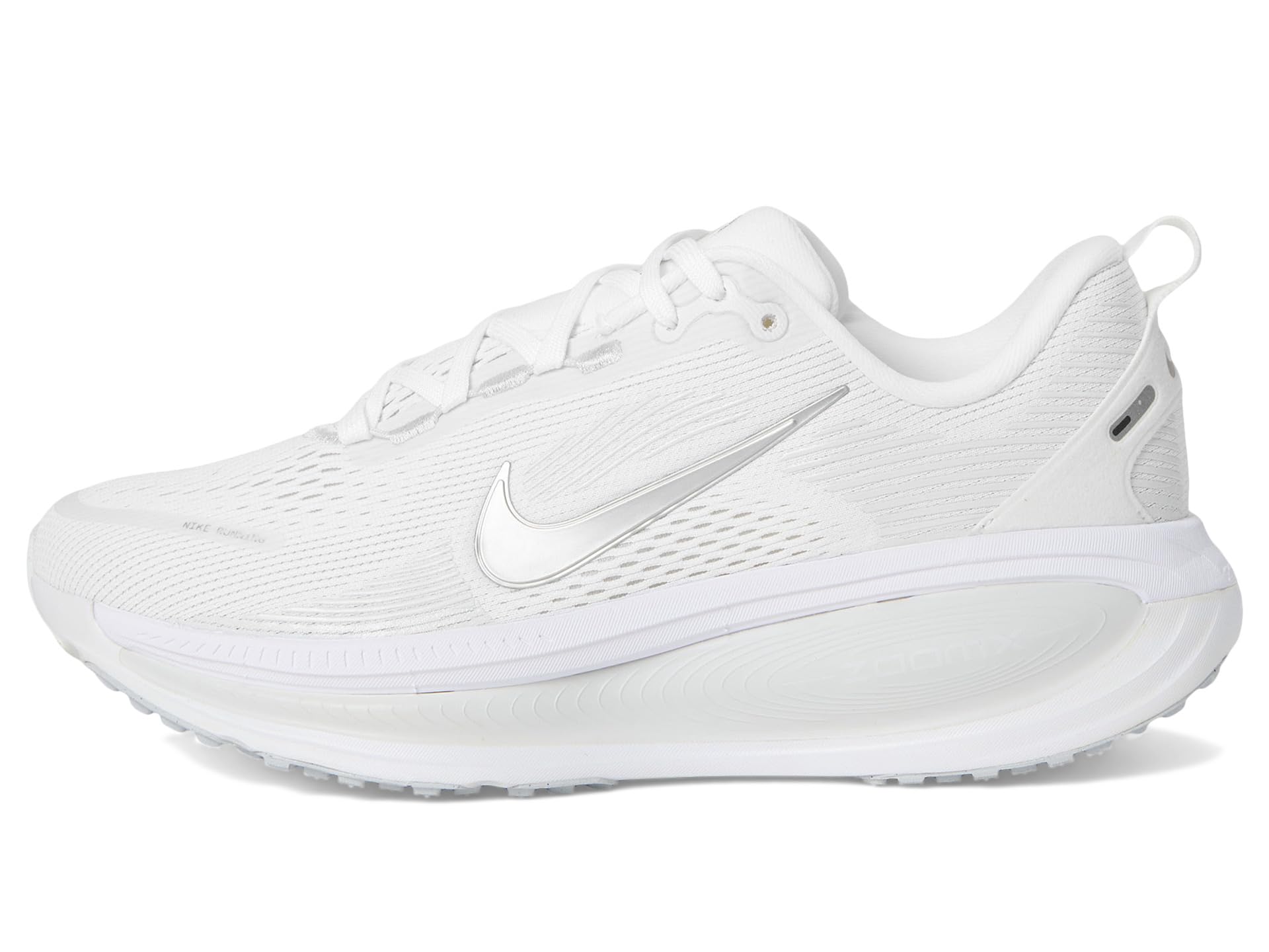 Кроссовки Nike Vomero 18, цвет White/Metallic Silver/Photon Dust — фото 4