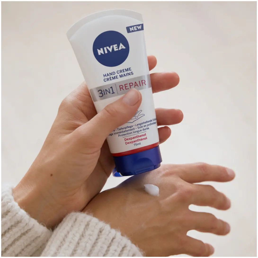 Nivea Repair: Регенерирующий крем для рук 3в1 — фото 4