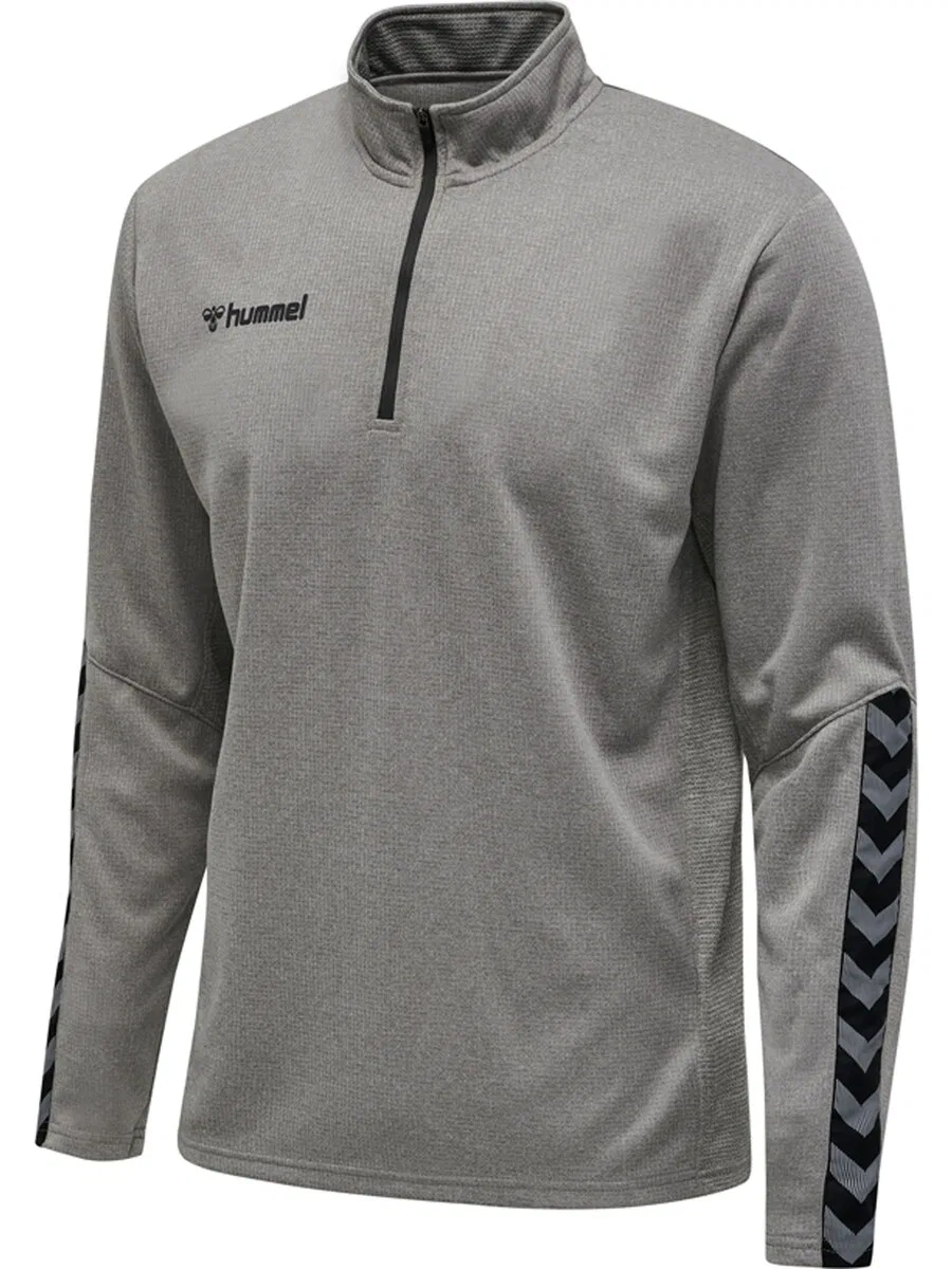 Спортивная футболка Hummel Performance Shirt 'Authentic' в серо-пятнистом цвете — фото 2