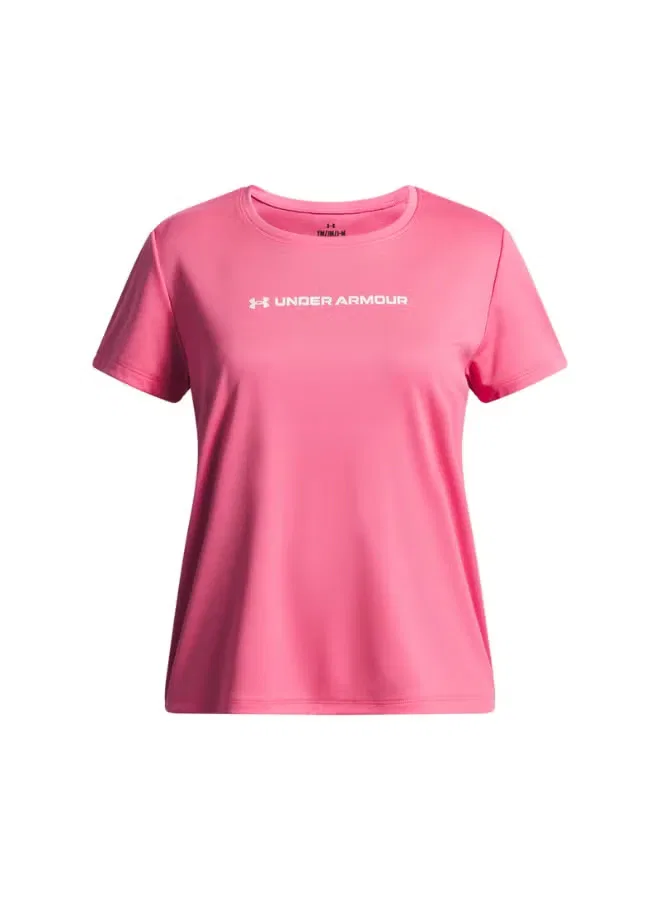 Футболка с коротким рукавом с принтом Under Armour, розовый — фото 2