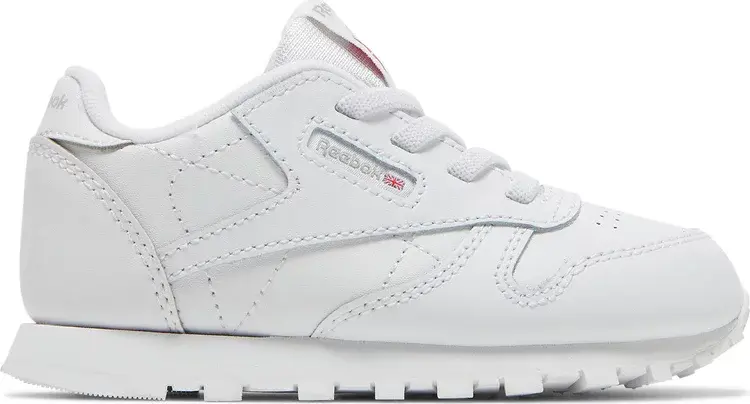 

Кроссовки classic leather toddler 'triple white' Reebok, белый